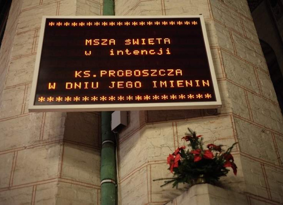 Masz Św. z okazji imienin Naszego proboszcza - 19.01.2012 r.